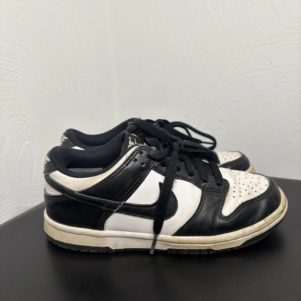 Nike Dunk Low Black White Panda‎ Sneakers Shoes 3.5Y CW1590-100 Casual Kids Mens